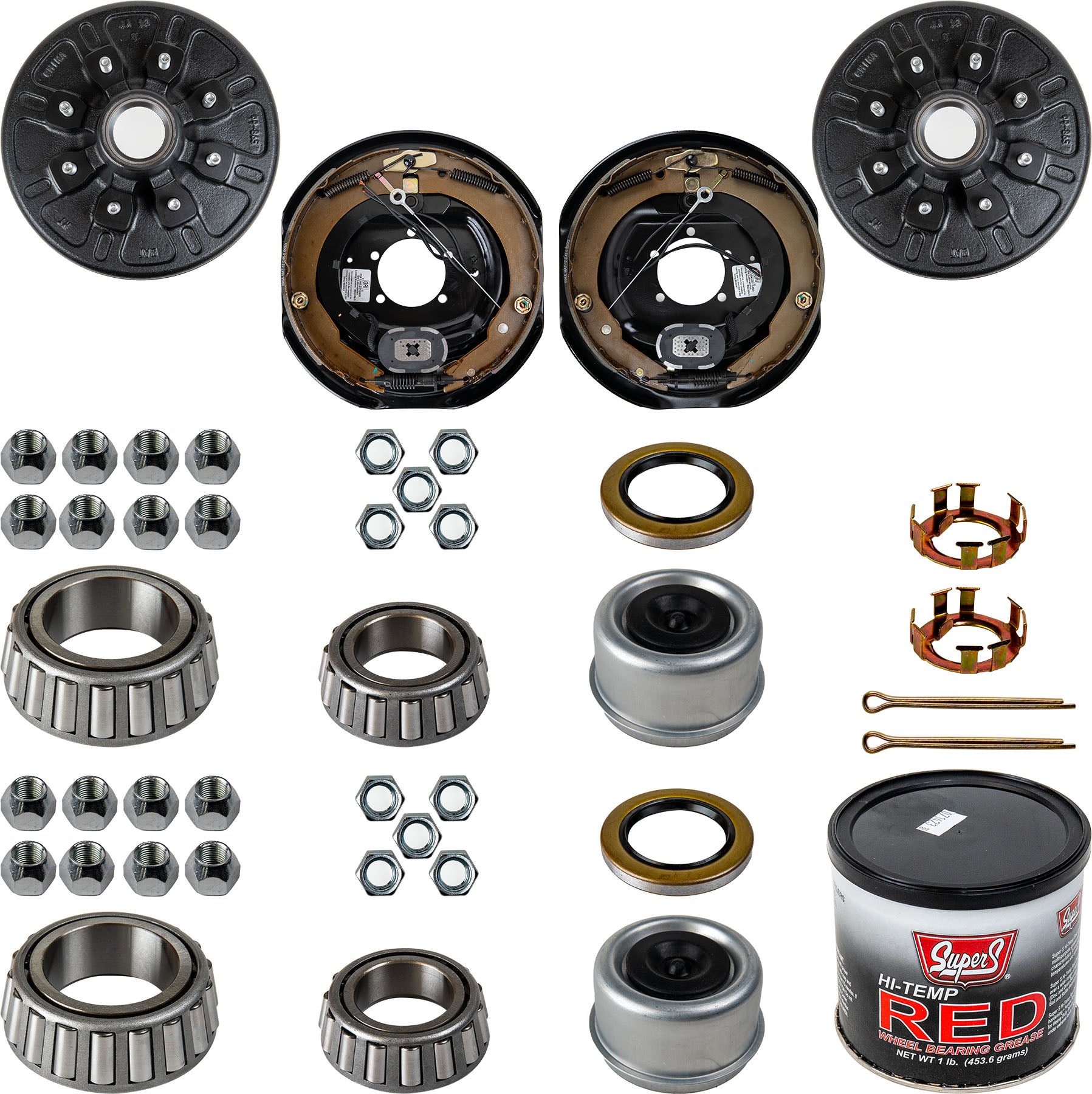 7 000 lbs trailer axle kit