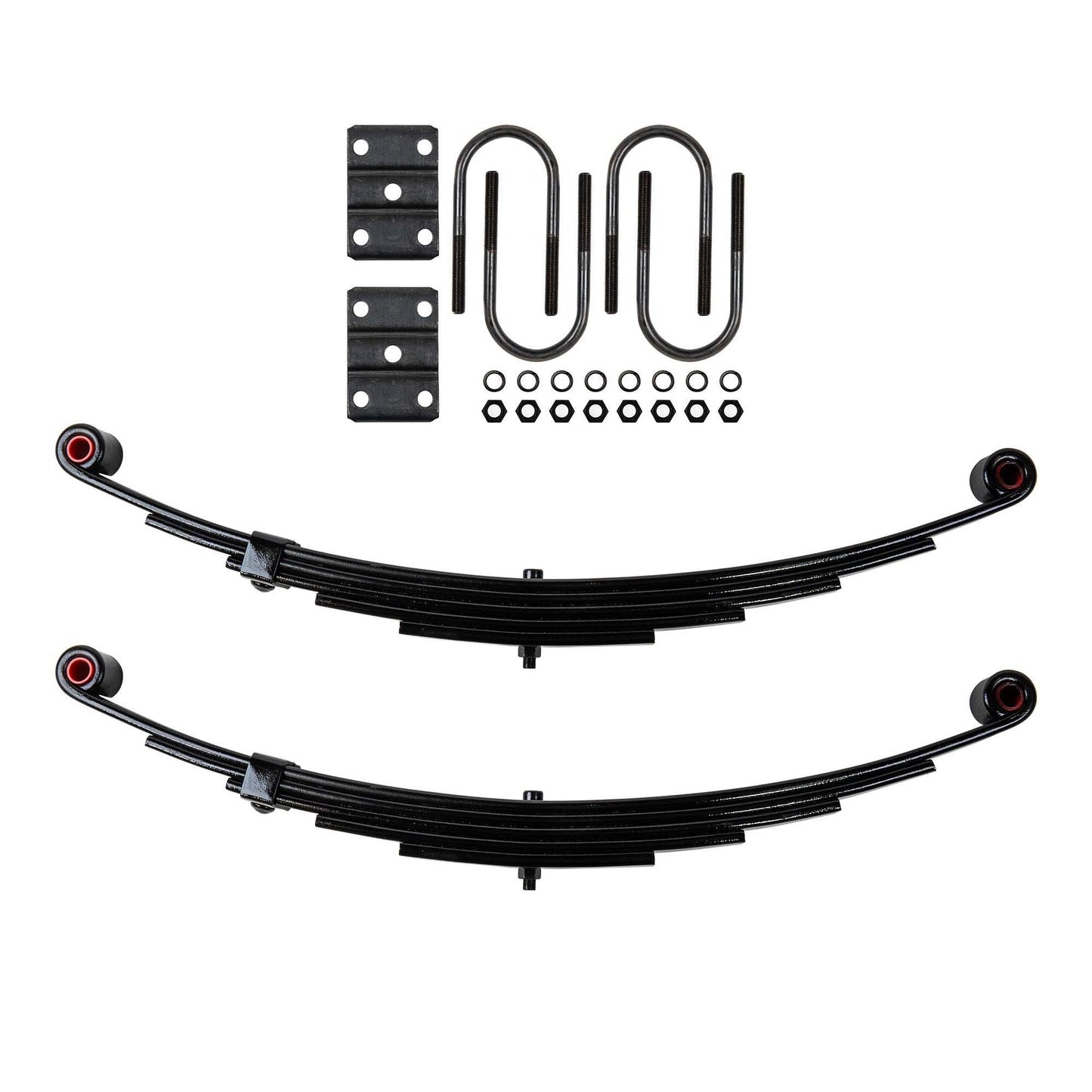 Trailer 5 Leaf Double Eye Spring Suspension Kit for 3" Tube 6000 lb Axles