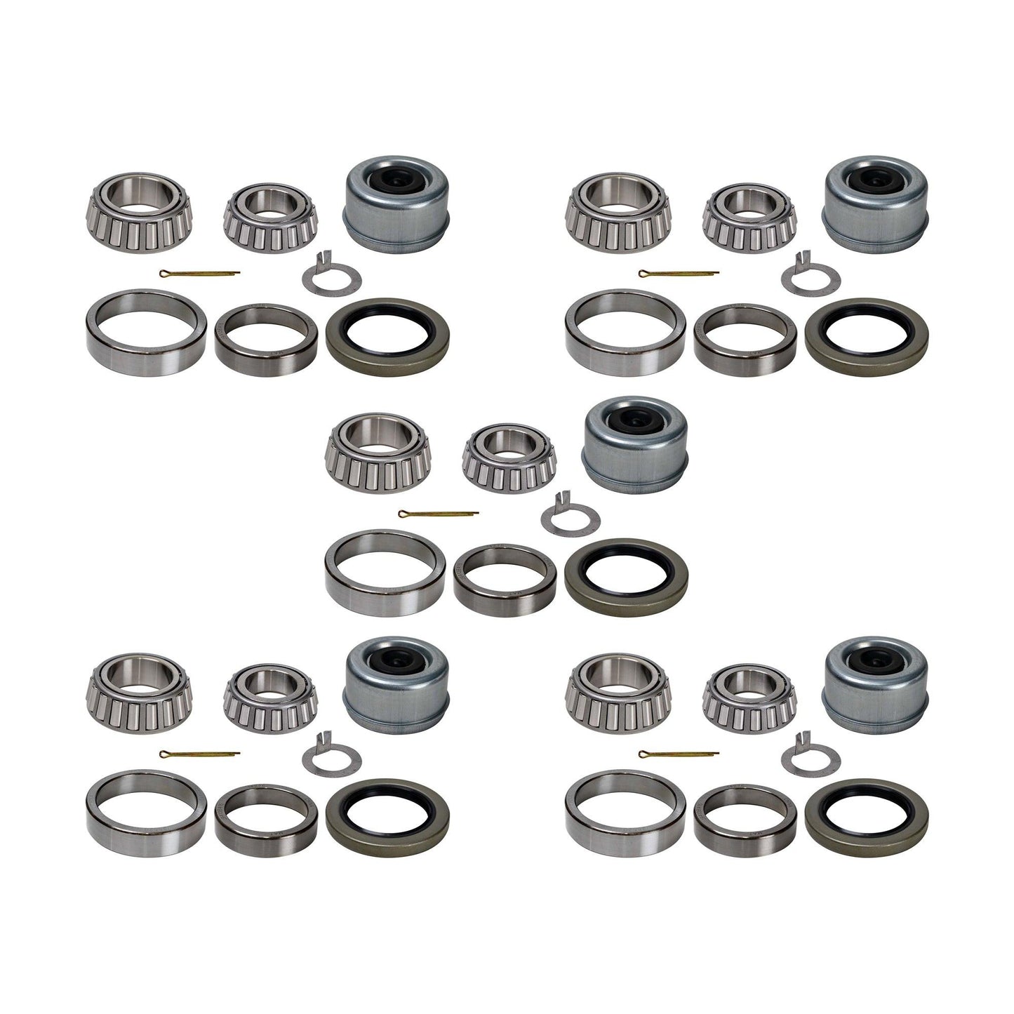 Ensure the smooth and reliable operation of your trailer with our 7000 lb Axle Bearings - 7K Trailer Axle Bearing Kit. This comprehensive kit is designed to provide 7000 lb Trailer Bearing Kit
