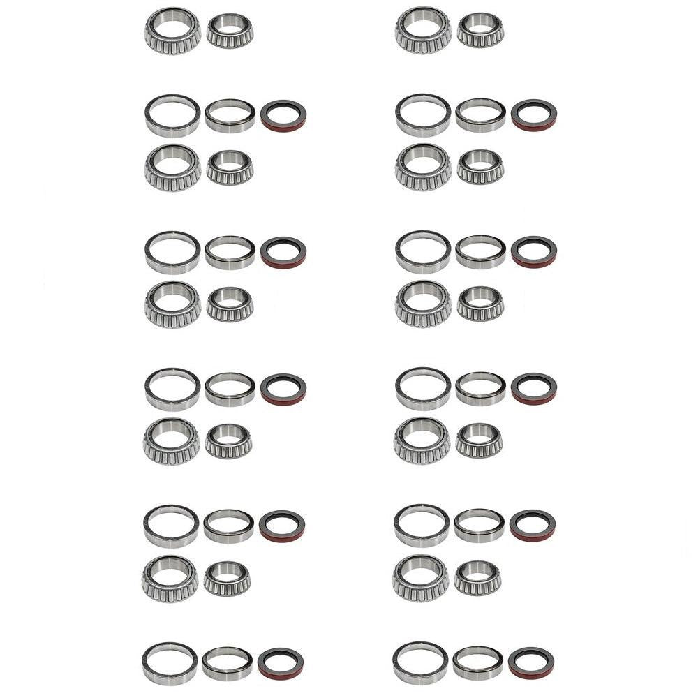 12-16K (12,000-16,000 lb Capacity) Bearing Kit Case (10pc) - Dexter Compatible