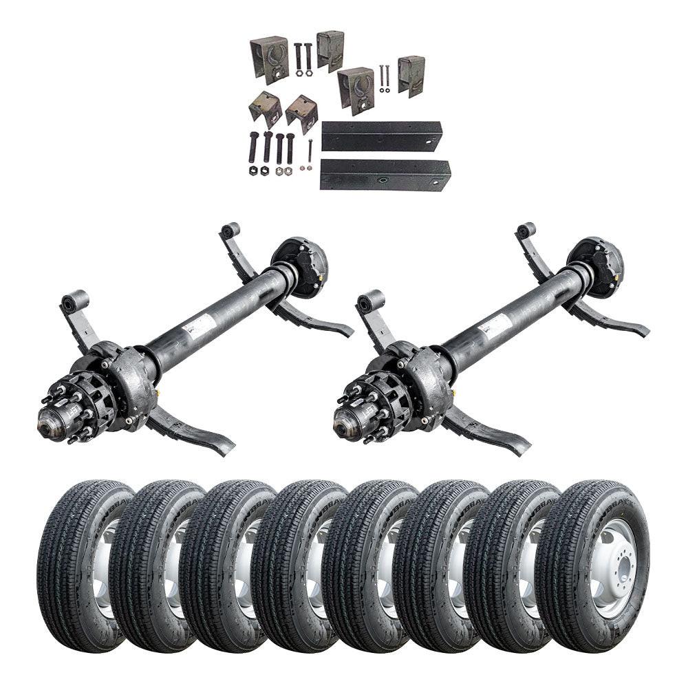 12k Dexter Trailer Axle - 12000 lb Hydraulic Disc Brake 8 lug - Detail 12