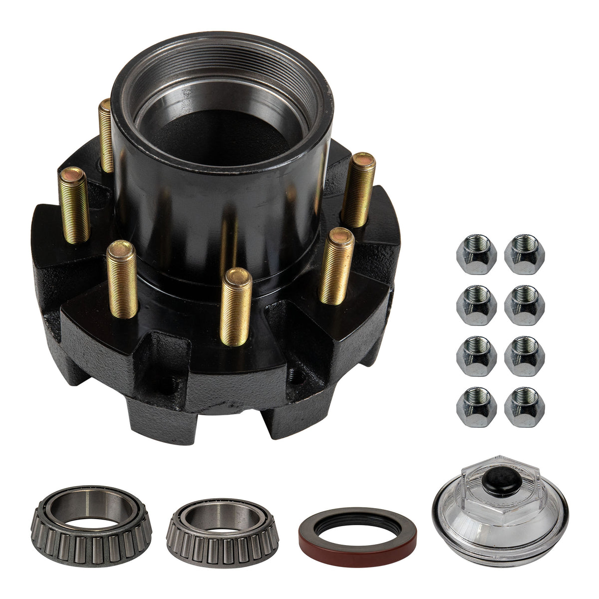 12k Trailer Axle Hub - 8 Lug - TK - Hub Assembly