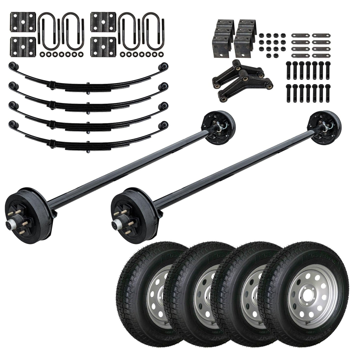 Specs:
Capacity: 3500 lbs
Tube: 2 3/8"
Beam Only
This 3.5K TK trailer axle beam can serve as the foundation of your new car hauler, boat trailer, or cargo trailer.3.5k TK Trailer Axle
