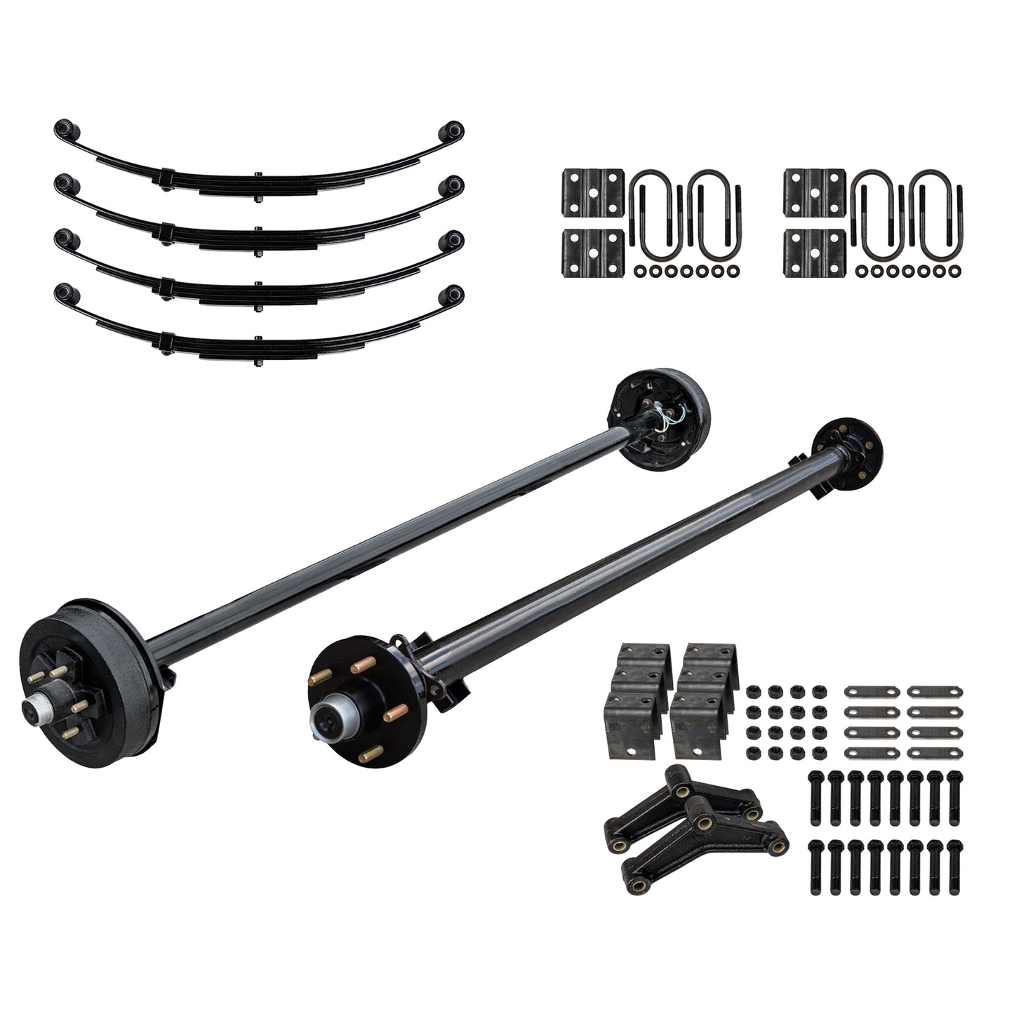3500 lb TK Light Duty Single Axle Kit - 3.5K Capacity (Axle Series)