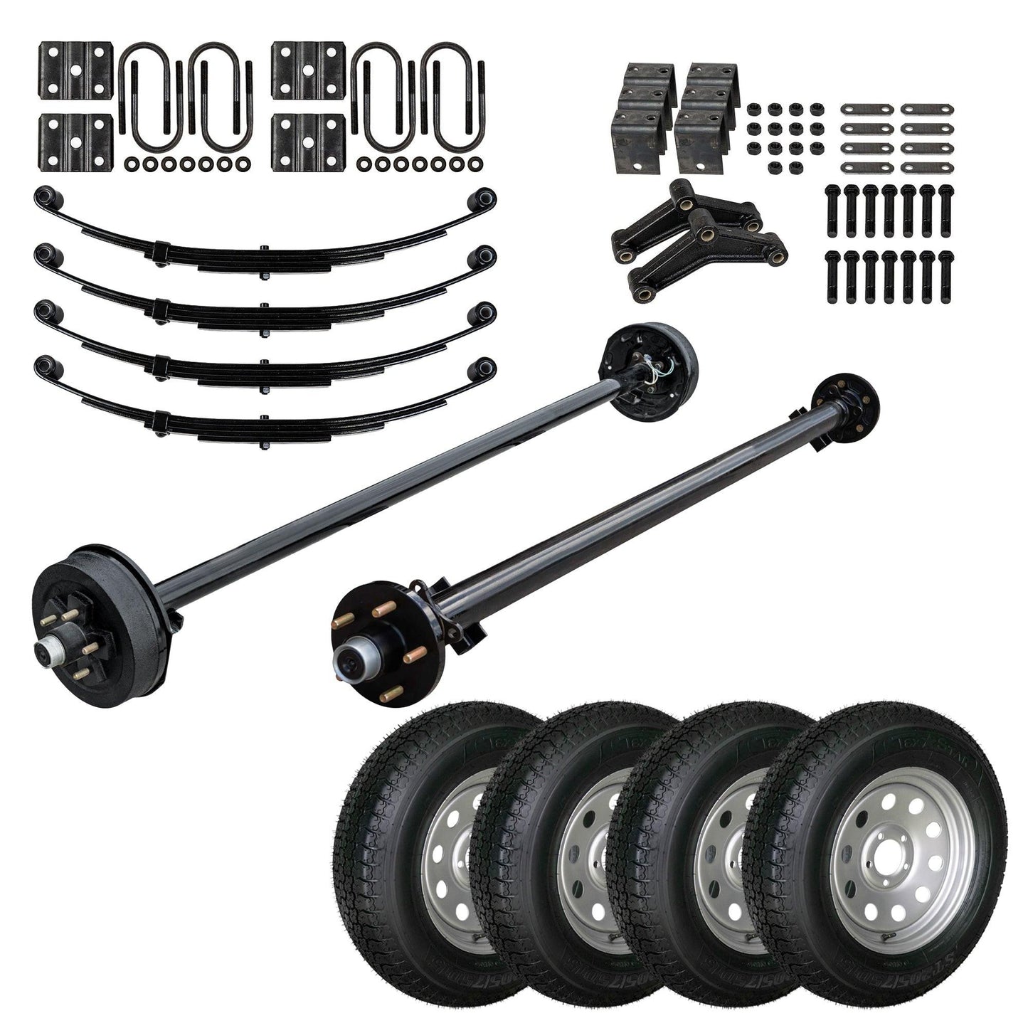 3.5k TK Trailer Axle - 3500 lb Electric Brake 5 lug - Dexter Compatible (Copy1).