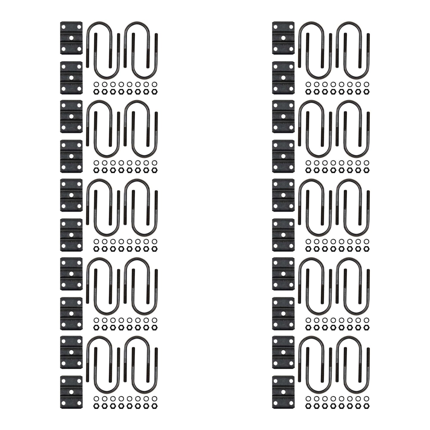 9/16" Trailer U-bolt kit for 3" Tube 5200 - 7000 lb Axles - The Trailer Parts Outlet