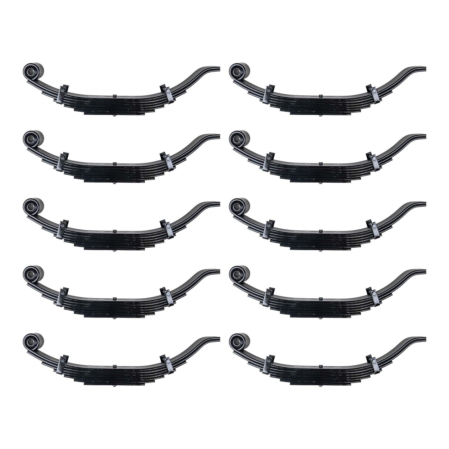 7 Leaf 30" x 3" Wide Trailer Heavy Duty Slipper Spring for 15,000 - 16,000 lb Axles - Detail 7
