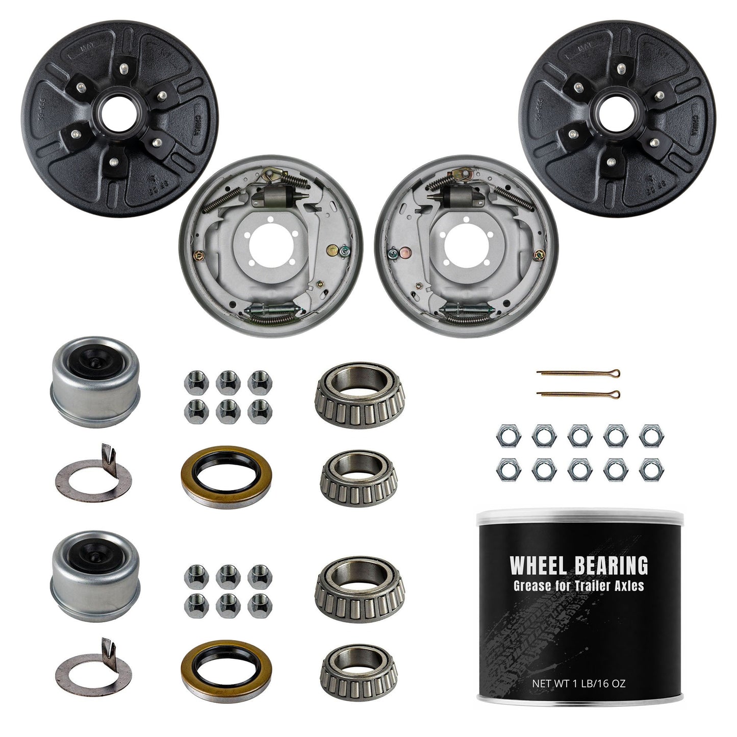 6000 lb Trailer Axle Hydraulic Disc Brake TK Service Kit - 6k Capacity