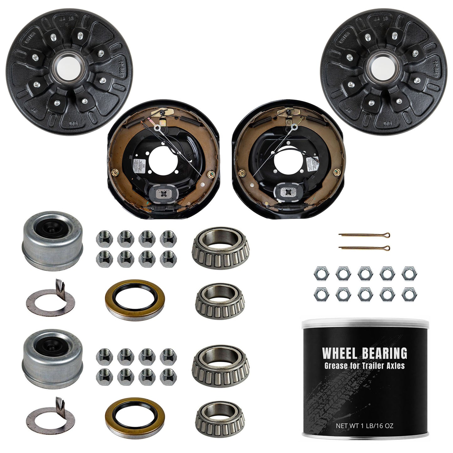 7000 lb Trailer Axle Electric Brake TK Service Kit - 7k Capacity