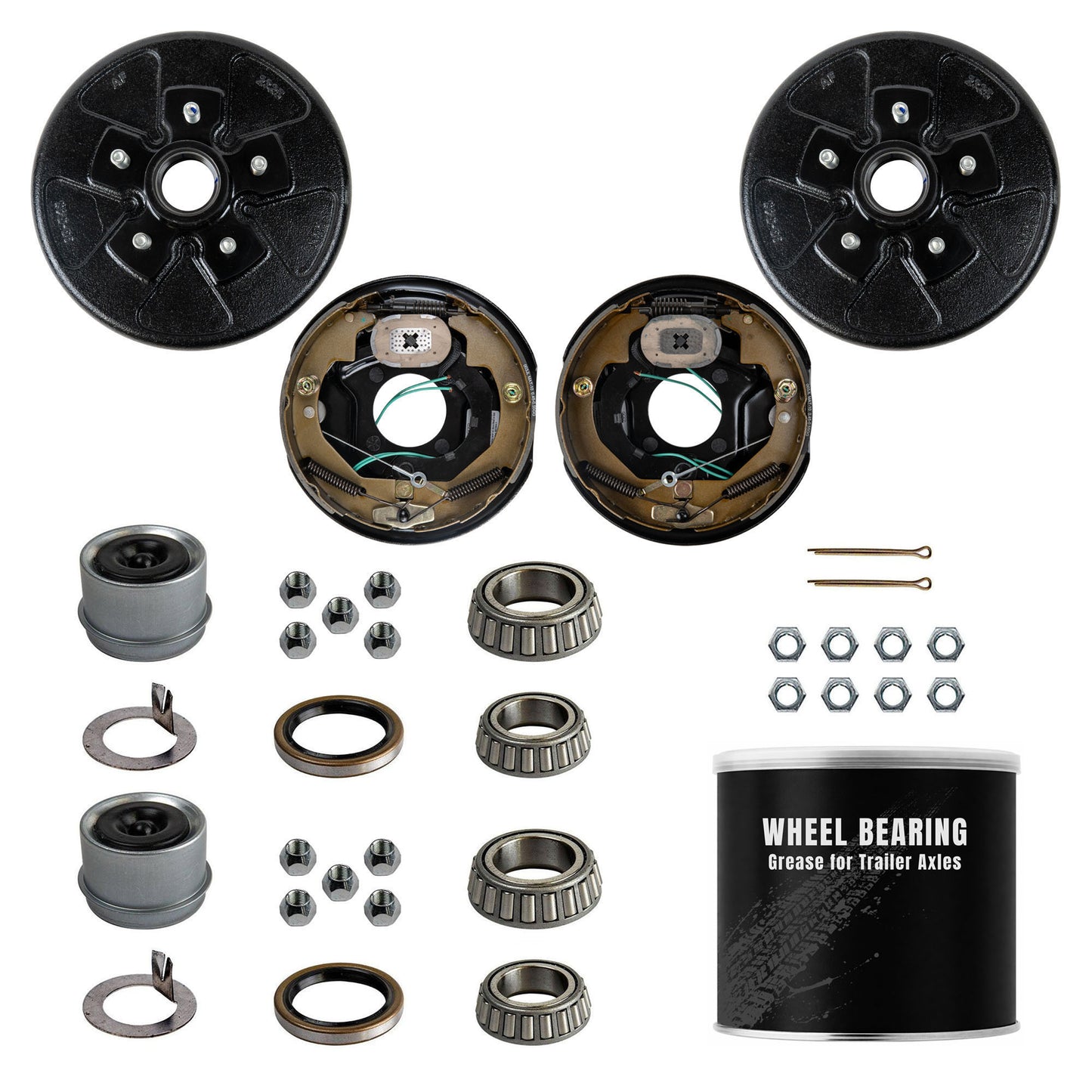 3500 lb Trailer Electric Brake Axle TK Service Kit - 3.5K Capacity