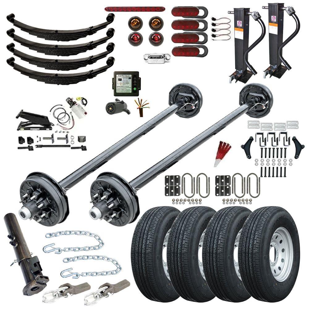 14HDGN - 6'4" x 14' - 14K Gooseneck Dump Trailer DIY Master Plan - 27 How-to Steps w/ - Additional View