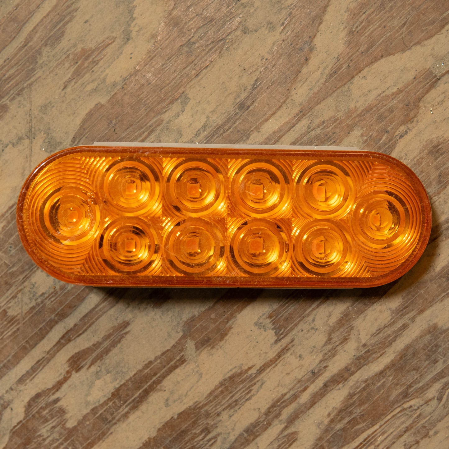 Amber 6in Oval LED Parking/Rear Turn Signal - Items Sold As Is - The Trailer Parts Outlet