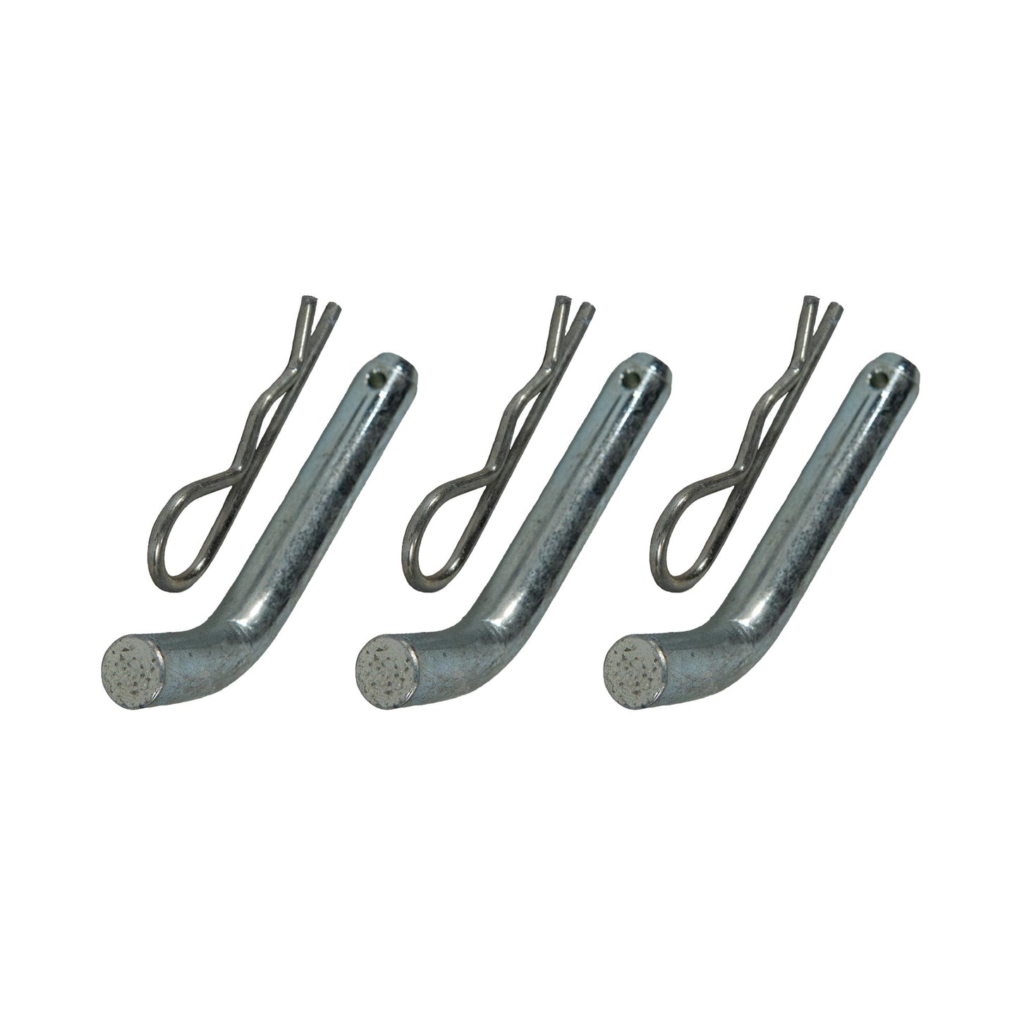Zinc Hitch Pin 1/2 inch and 3mm Clip for Trailers PS-18001 (Pack of 1, 3 or 100) - The Trailer Parts Outlet