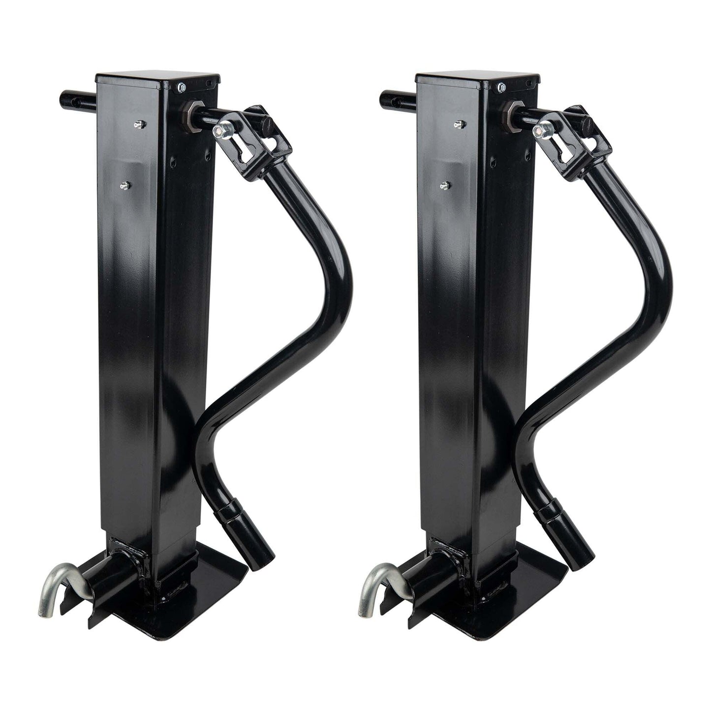 Drop Leg 12k Trailer Jack - 12000 lb Front Pin Side Wind With Handle - The Trailer Parts Outlet