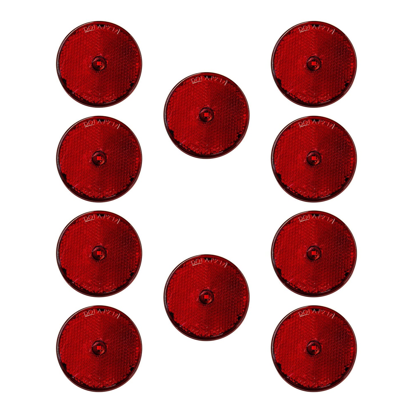 Red 2.5" Low-Profile Side Marker W/Reflector - Wiring Detail