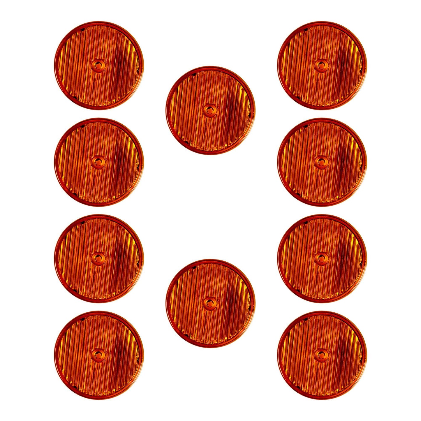 2" Round Sealed LED Marker/Clearance Lights - Amber