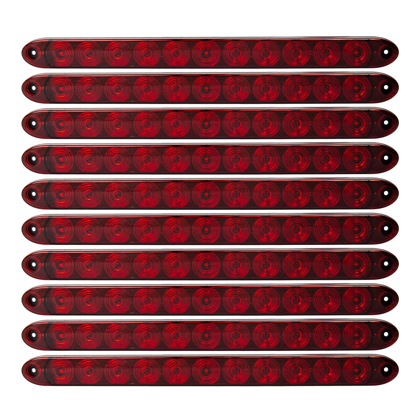 Heavy Duty Sealed ID Light Bar - 3 Red Lights - Specifications