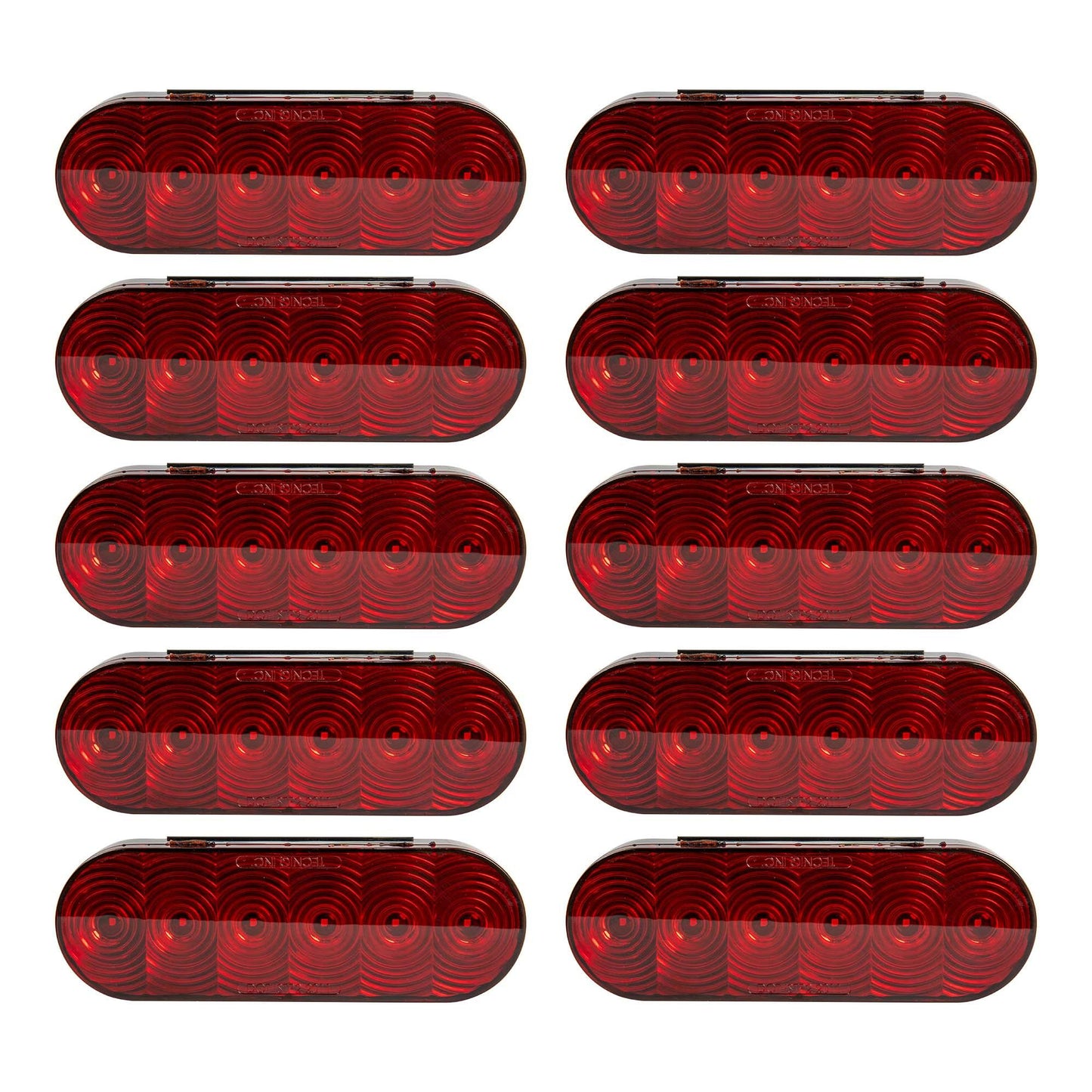 Red 6in Oval LED S/T/T Light - Specifications