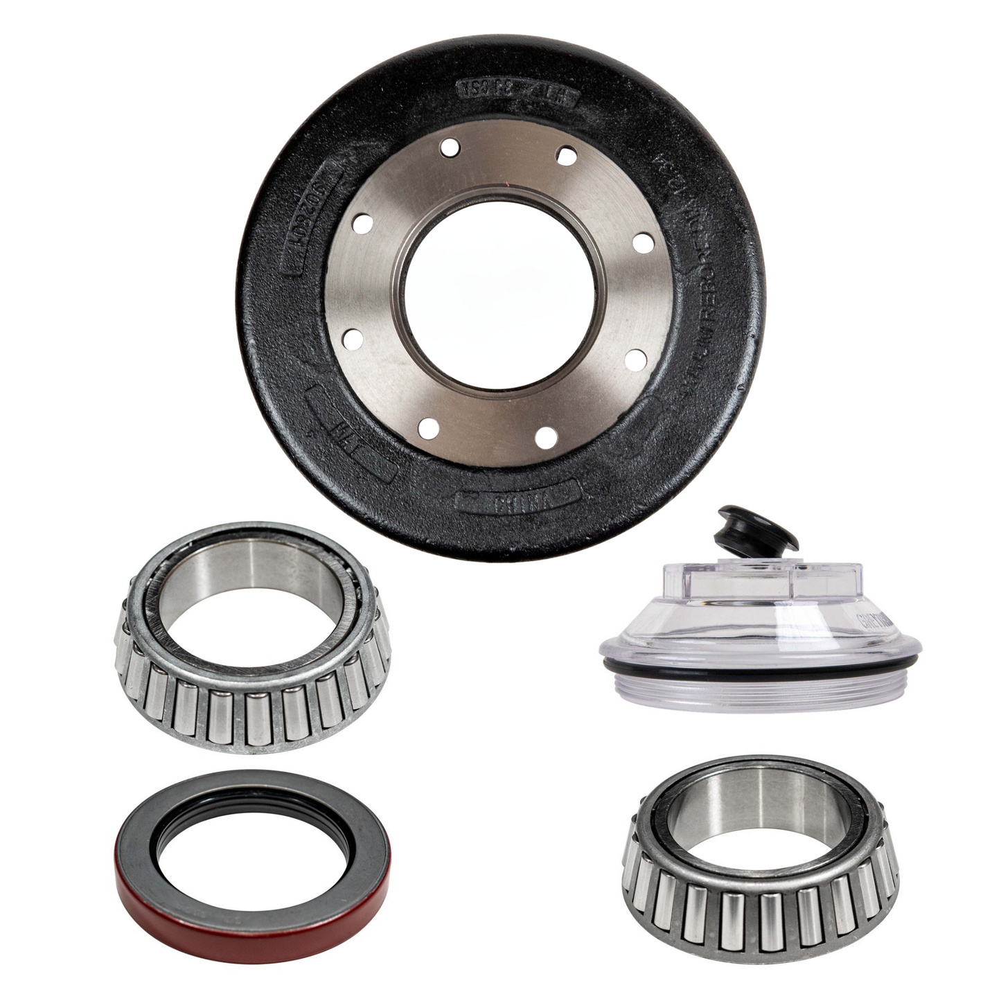 Tambor TK con eje 12K-15K - Capacidad de 12000 lb-15000 lb - 8x6.5"