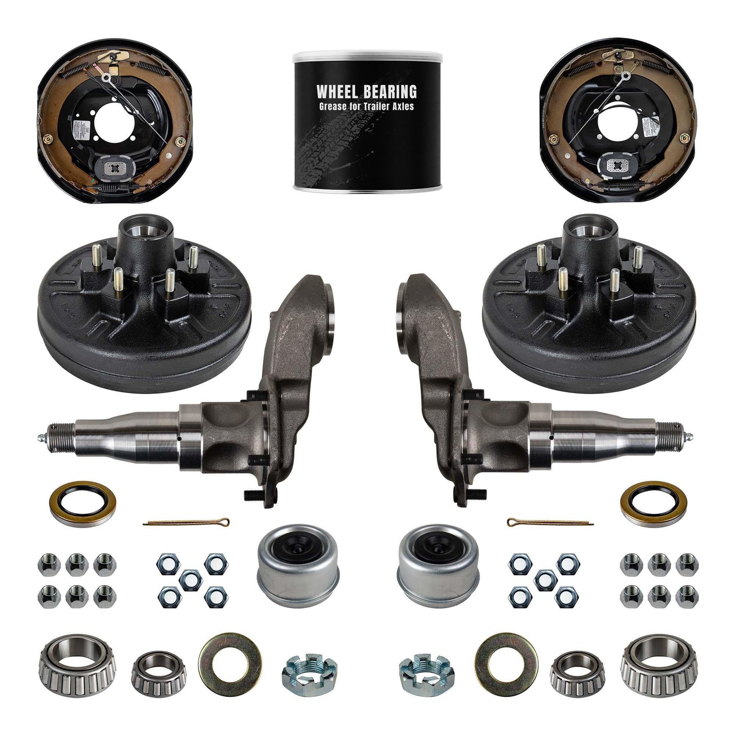 6000 lb 4" Drop Weld Your Own Brake Axle Kit