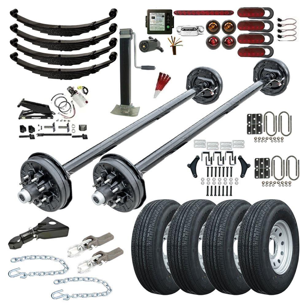 14HD - 6'4" x 14' - 14K Dump Trailer DIY Master Plan - 28 How-to Steps w/ Blueprint - Additional View
