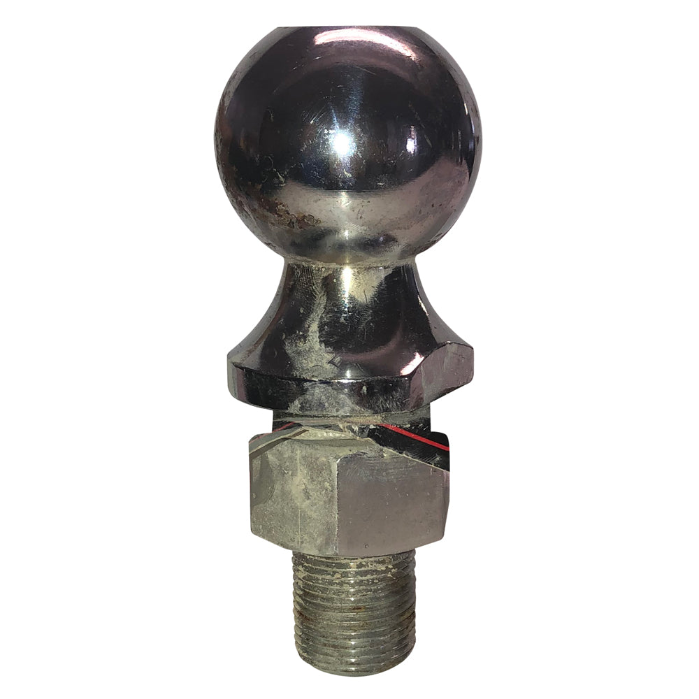 Chrome finish Trailer Tow Hitch Ball (6k Capacity) 2" x 1" x 2 1/4"