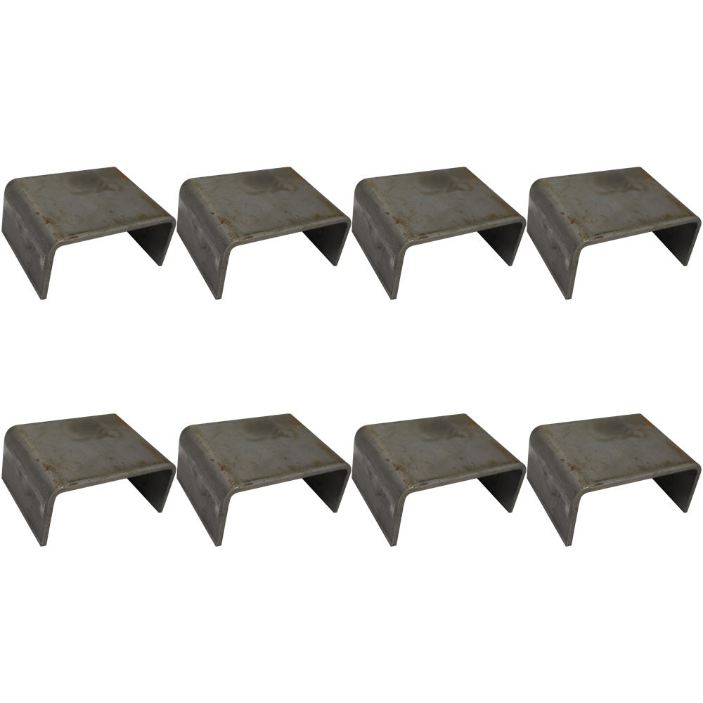 7 Gauge Weld-on Steel Stake Pocket - (Set of 8)