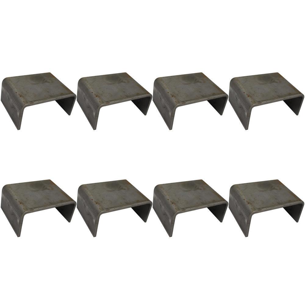 7 Gauge Weld-on Steel Stake Pocket - (Set of 8)