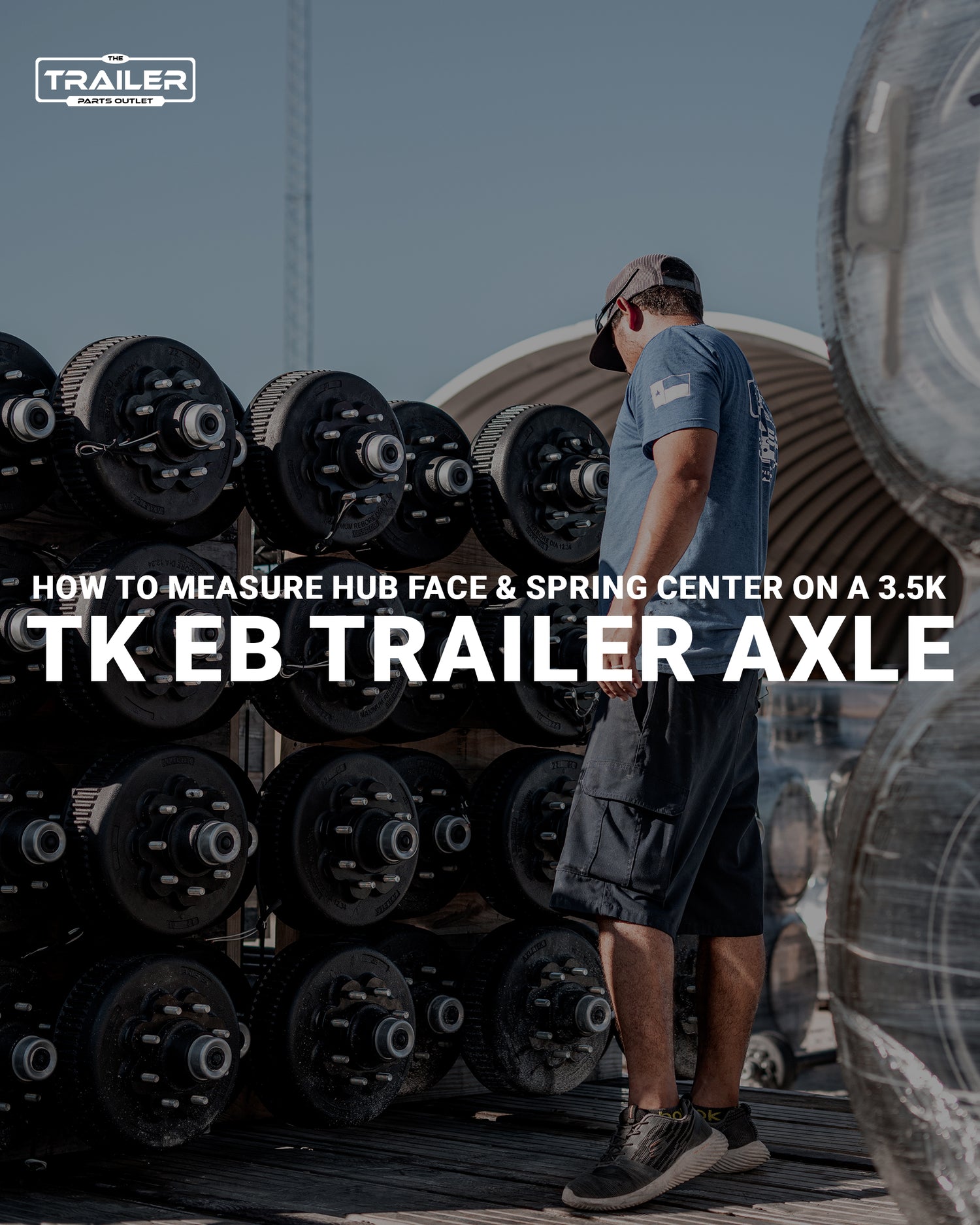 How to measure Hub Face & Spring Center on a 3.5K (3,500 LB) Capacity