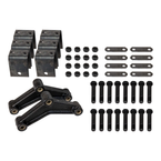 Trailer Suspension Rebuild Kit - 12 Inch Slipper Spring Equalizer Bushings Bolts Pair 653660 Trailer Suspension Rebuild Kit - 12 Inch Slipper Spring Equalizer Bushings Bolts Pair 653660