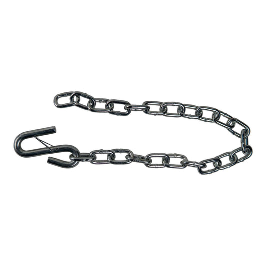 Silver Trailer Safety Chain - 1/4x31" (5k Capacity)