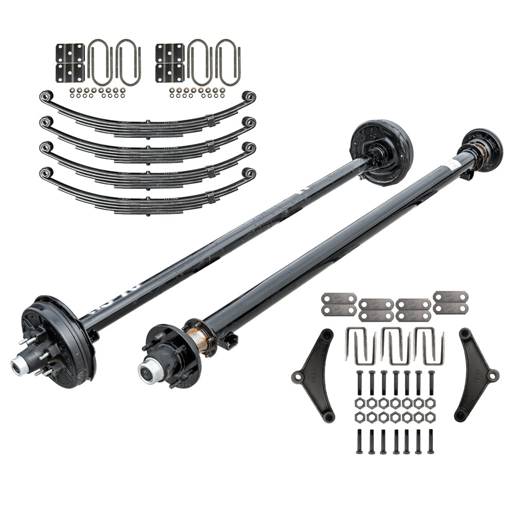 6000 lb TK Light Duty Single Axle Kit - 6K Capacity (Axle Series) - The Trailer Parts Outlet