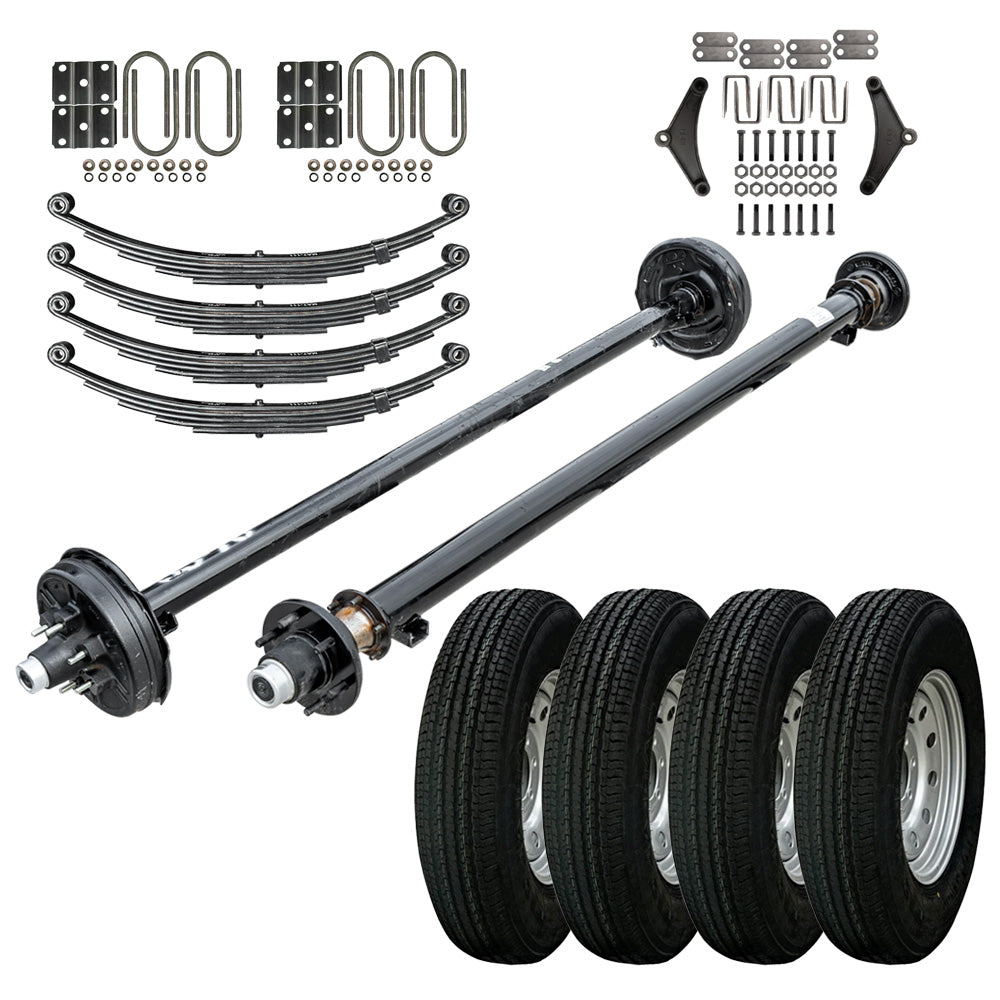 3500 lb Drop Trailer Axles