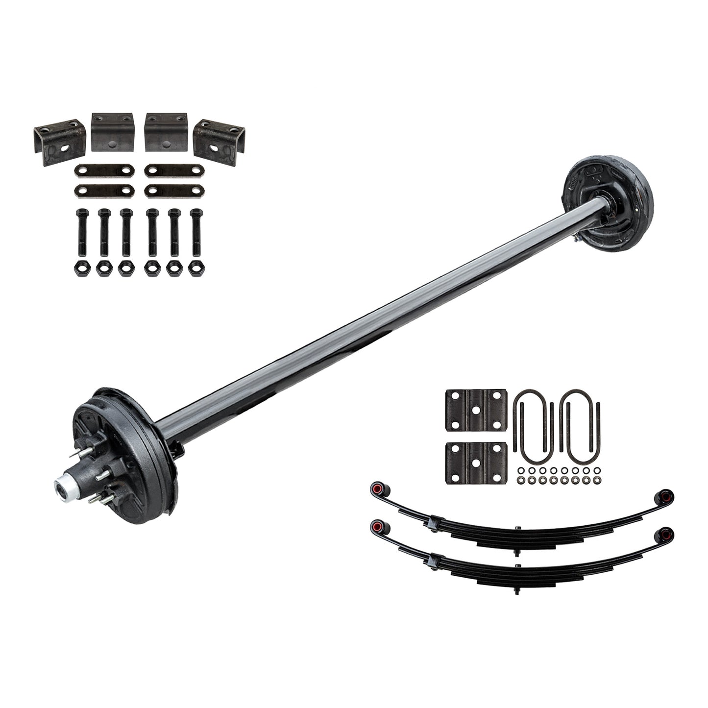 6000 lb TK Heavy Duty Single Axle Kit - 6K Capacity (Axle Series)
