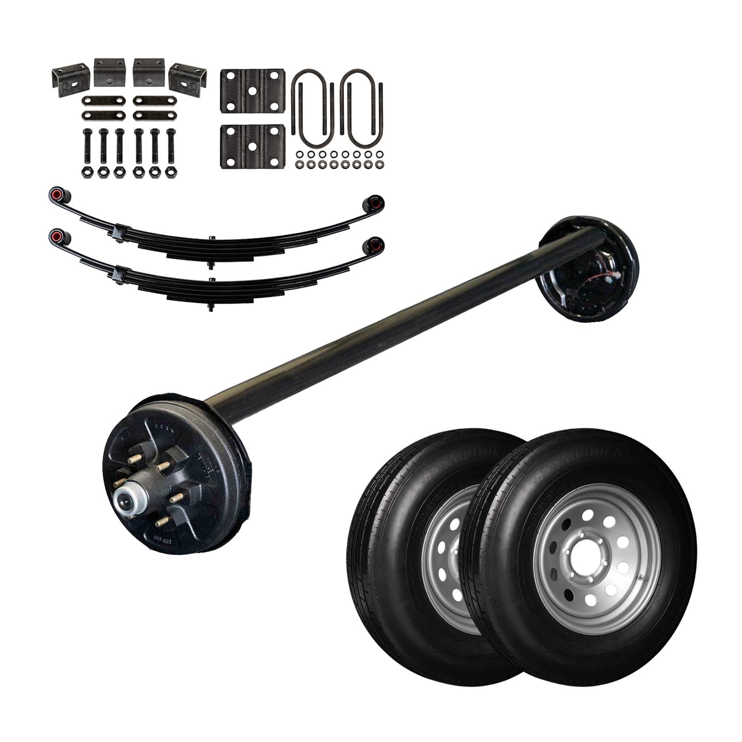 6000 lb Single Axle TK Trailer kit - 6k Capacity (Drop Original Series)