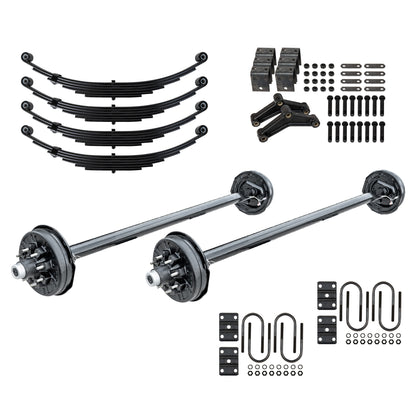 7000 lb TK Tandem Axle HD Kit - 14K Capacity (Axle Series) - Double Eye Set-up