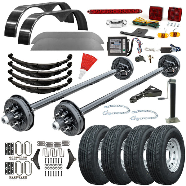 7000 lb TK Tandem Axle HD Kit - 14K Capacity (Axle Series)