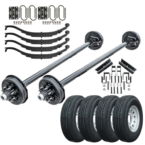 7000 lb TK Tandem Axle HD Kit - 14K Capacity (Axle Series) | Axle