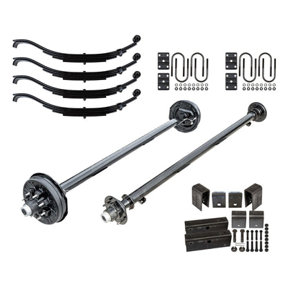 7000 lb TK Tandem Axle LD Kit - 14K Capacity (Axle Series) - The Trailer Parts Outlet