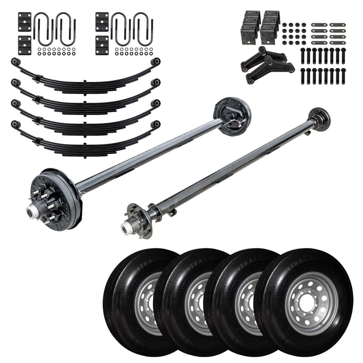 7000 lb Light Duty Tandem Axle TK Trailer kit - 14K Capacity (Original Series)