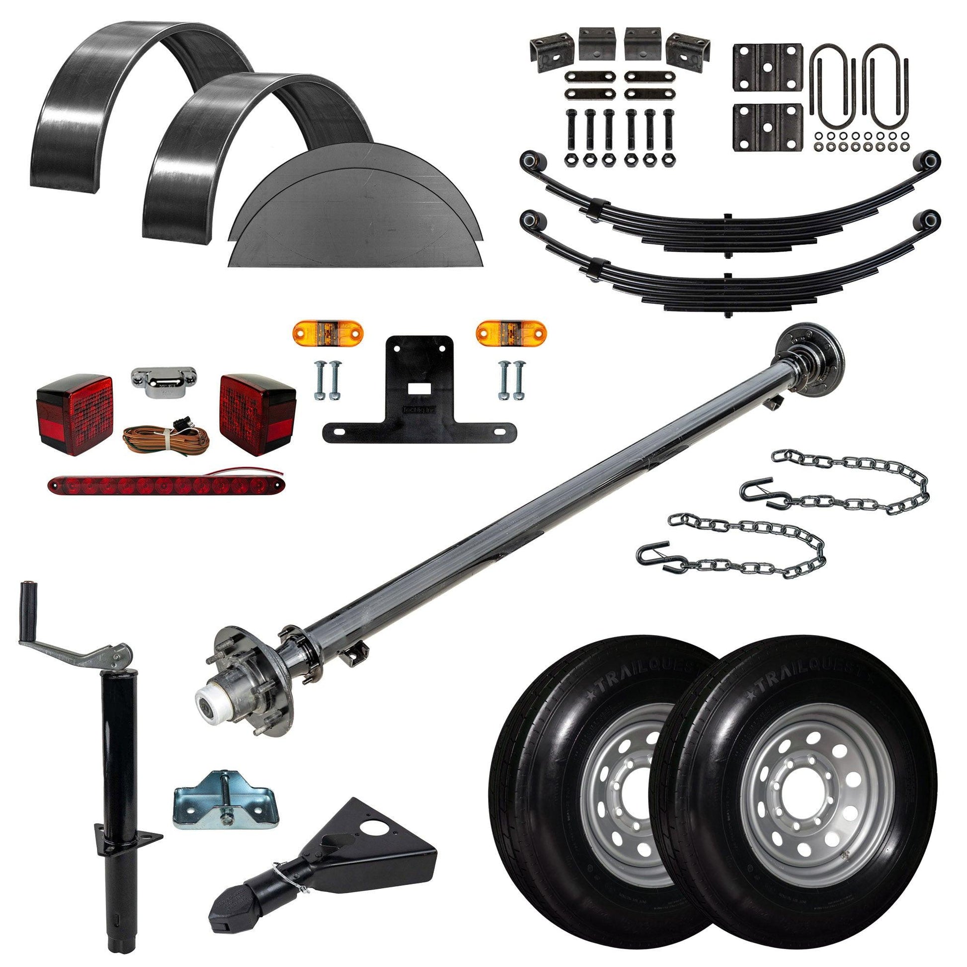 peg perego adventure trailer parts 7000 lb Single Axle Trailer Parts Kit