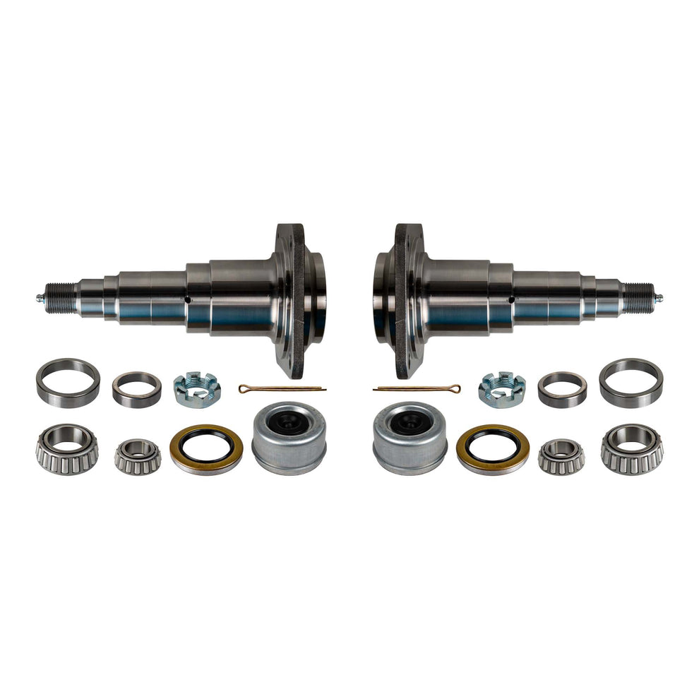 42 WeldOn Spindle With Flange for 8000lb Trailer Axles 3 1/4