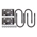 9/16" Trailer U-bolt kit for 3.5" Tube 8000 lb Axles - The Trailer Parts Outlet