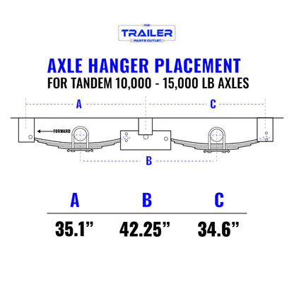 12,000 lb TK Tandem Axle Trailer Kit - Hydraulic Brake - 24K Capacity - (Original Series)