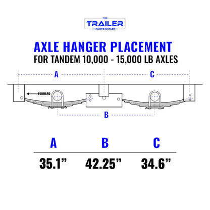 12,000 lb TK Tandem Axle Kit - 24K Capacity (Axle Series)