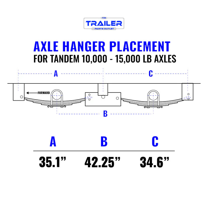 12k TK Trailer Axle - 12000 lb Hydraulic Disc Brake 8 lug