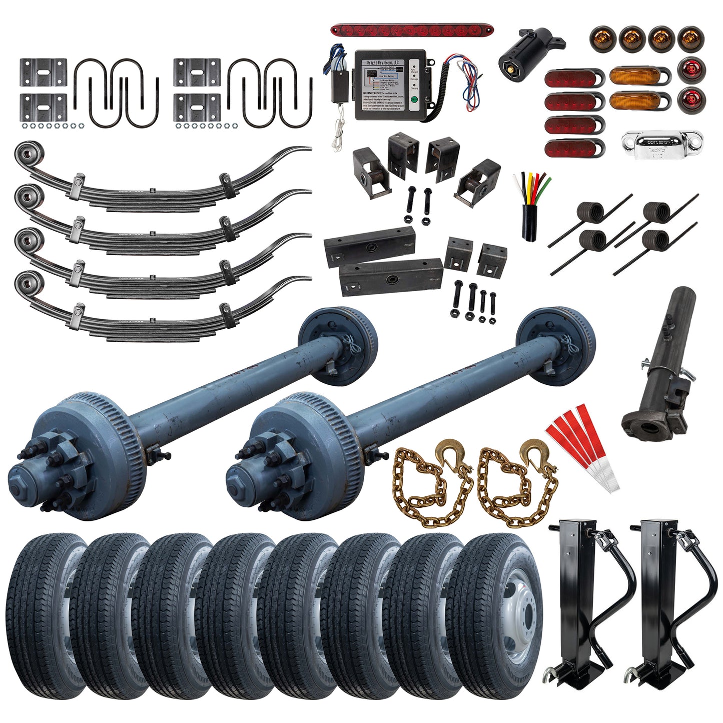 Kit de eje tándem TK de 10,000 lb - Capacidad de 20K (serie de eje) 