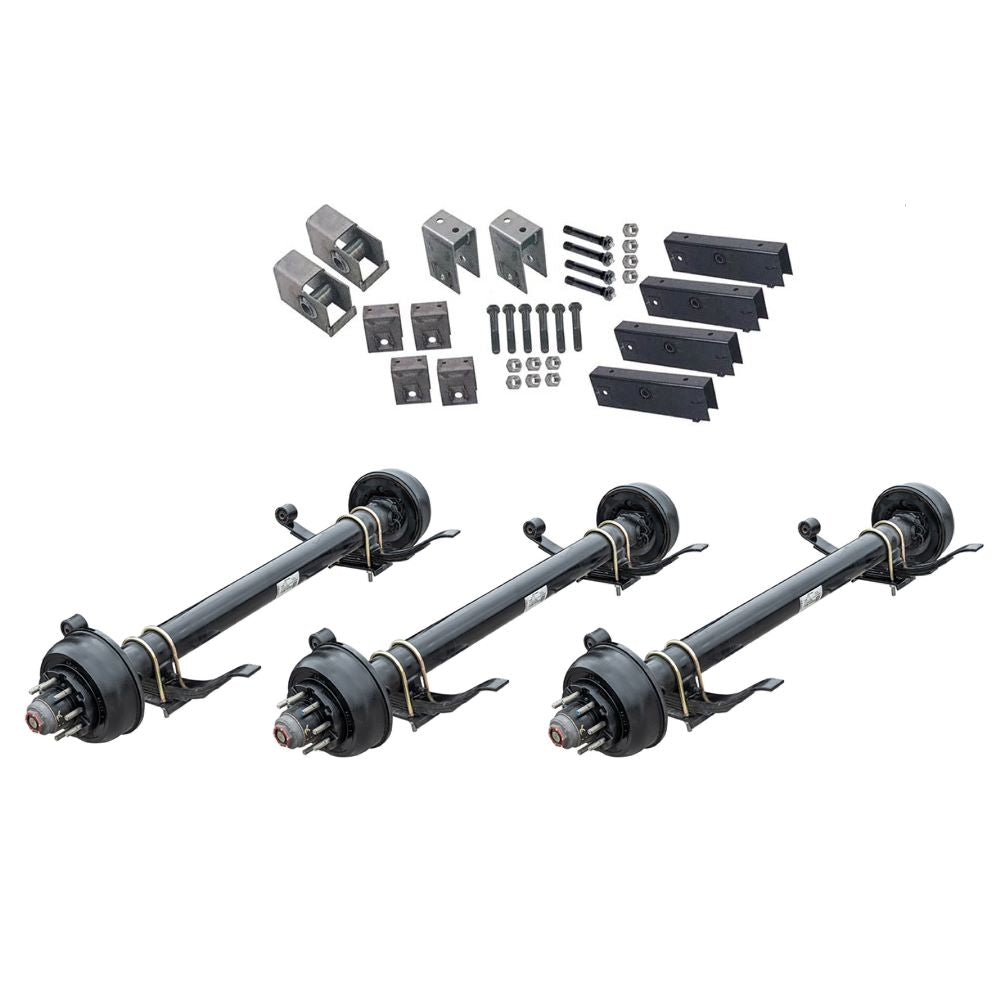 3500 lb Drop Trailer Axles