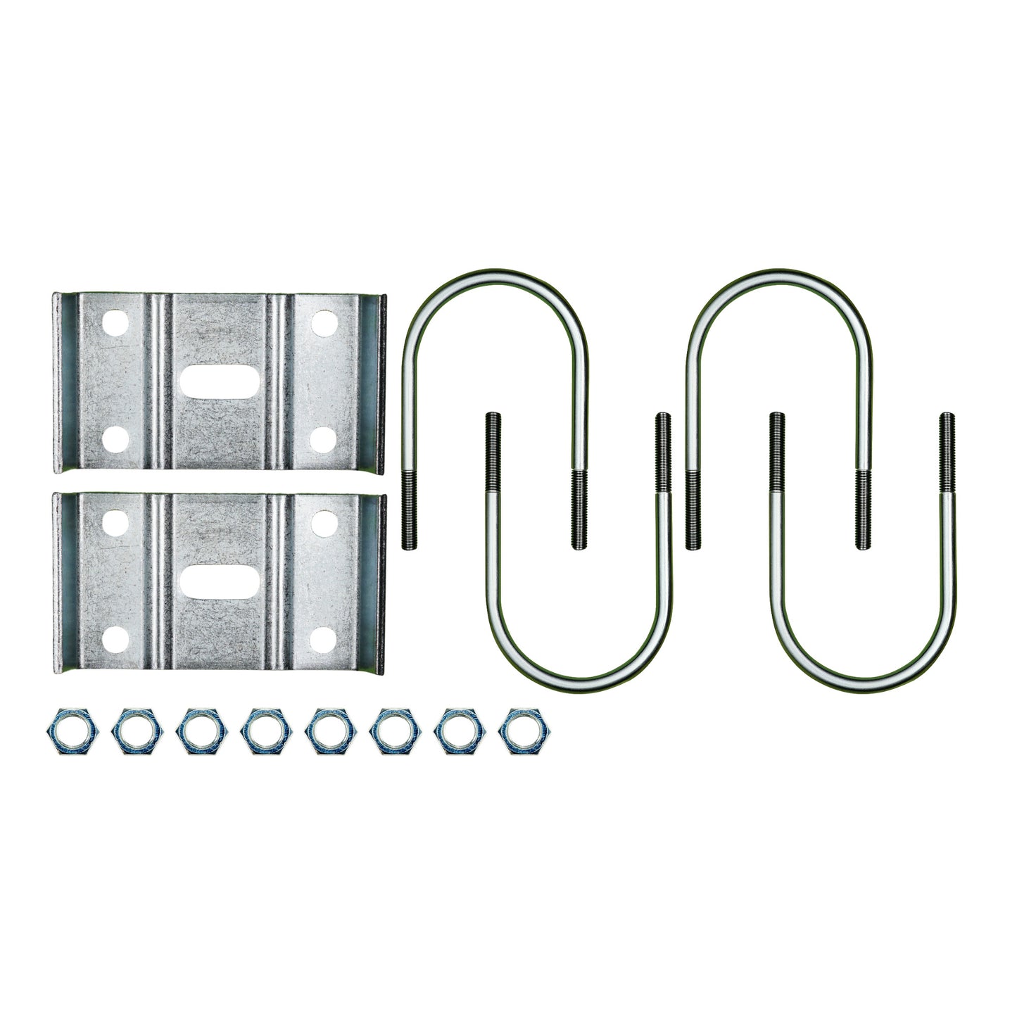 5/8" Trailer U-bolt kit for 5" Tube 10000 lb Axles - Chrome