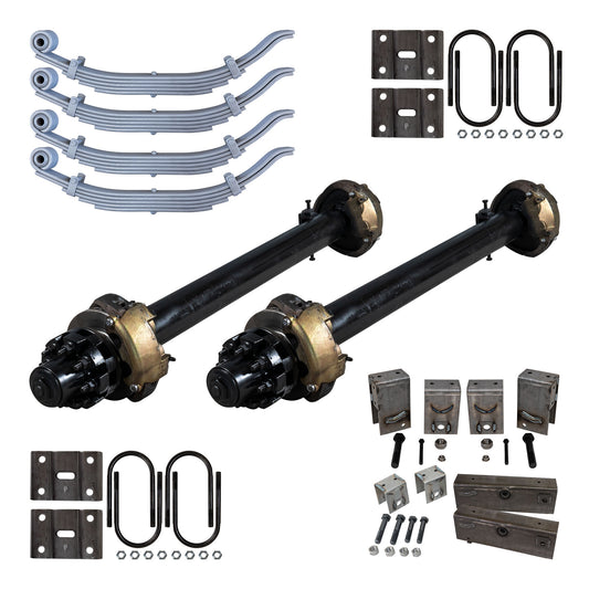 12,000 lb TK Tandem Axle Kit - Hydraulic Brake - 24K Capacity (Axle Series)